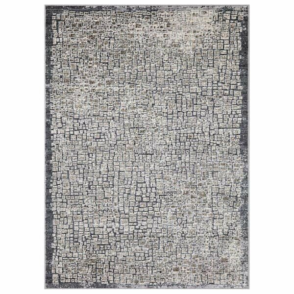 Esfera 3 x 5 ft. Tribeca Rectangle Area Rug - Gray ES2845789